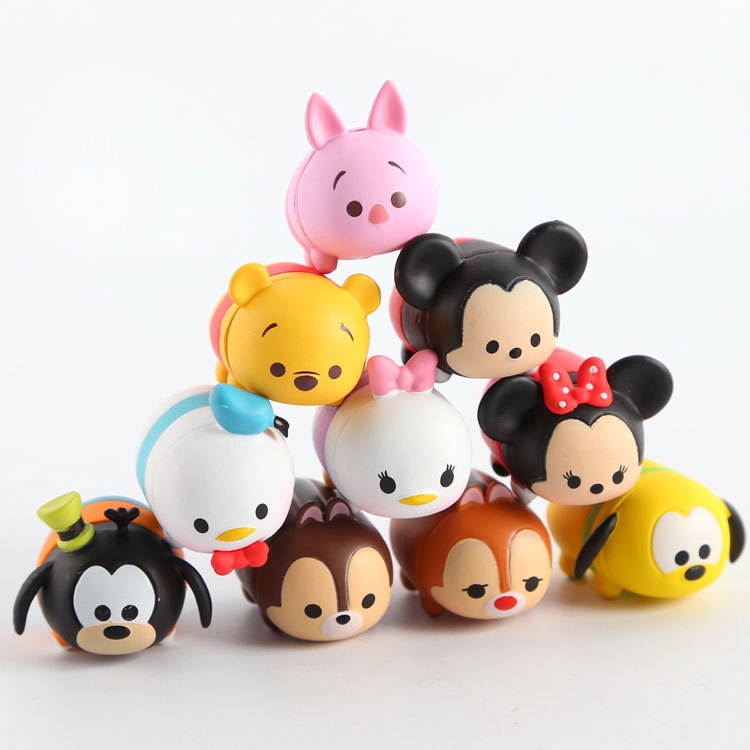 Bộ 10 mô hình đồ chơi nhân vật hoạt hình disney xinh xắn
