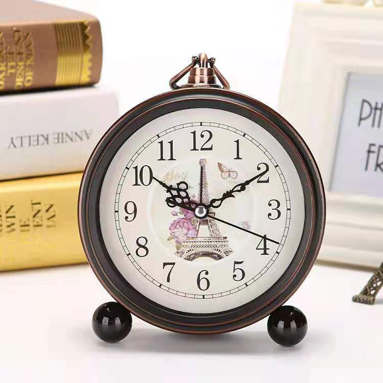 Đồng hồ để bàn - báo thức phong cách Cổ điển có móc treo tường
