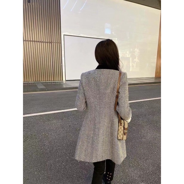 Áo khoác nữ dáng dài thiết kế mới sành điệu thương hiệu Gucci GG/GC cao cấp