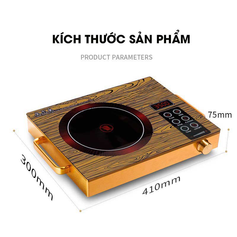 Bếp Hồng Ngoại Cao Cấp Sokany ❤️RẺ VÔ ĐỊCH❤️ Công Suất 2200W 2 Vòng Nhiệt