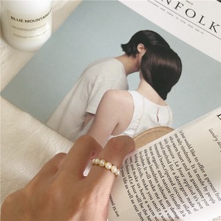 Nhẫn kim loại đính ngọc