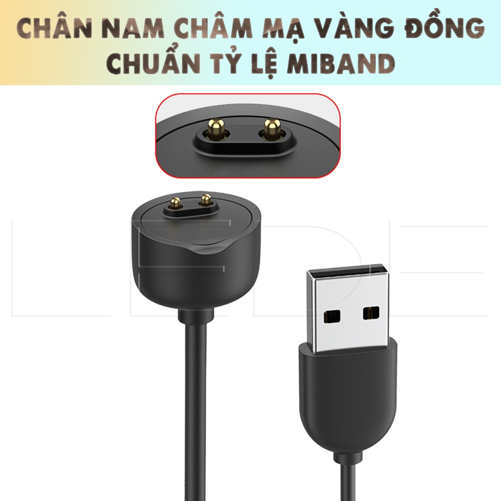 Dây sạc MiBand 4, MiBand 5, MiBand 6, MiBand 7, cáp sạc MiBand 4/5/6/7
