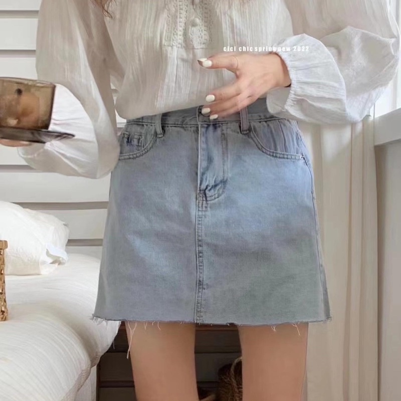 Chân váy Jeans ngắn