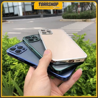 Ốp lưng iphone bảo vệ camera lưng mờ iphone 11 đến ip12 pro max