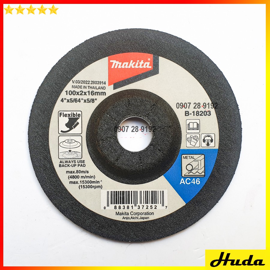 Đá mài (mềm) 100mm MAKITA B-18203