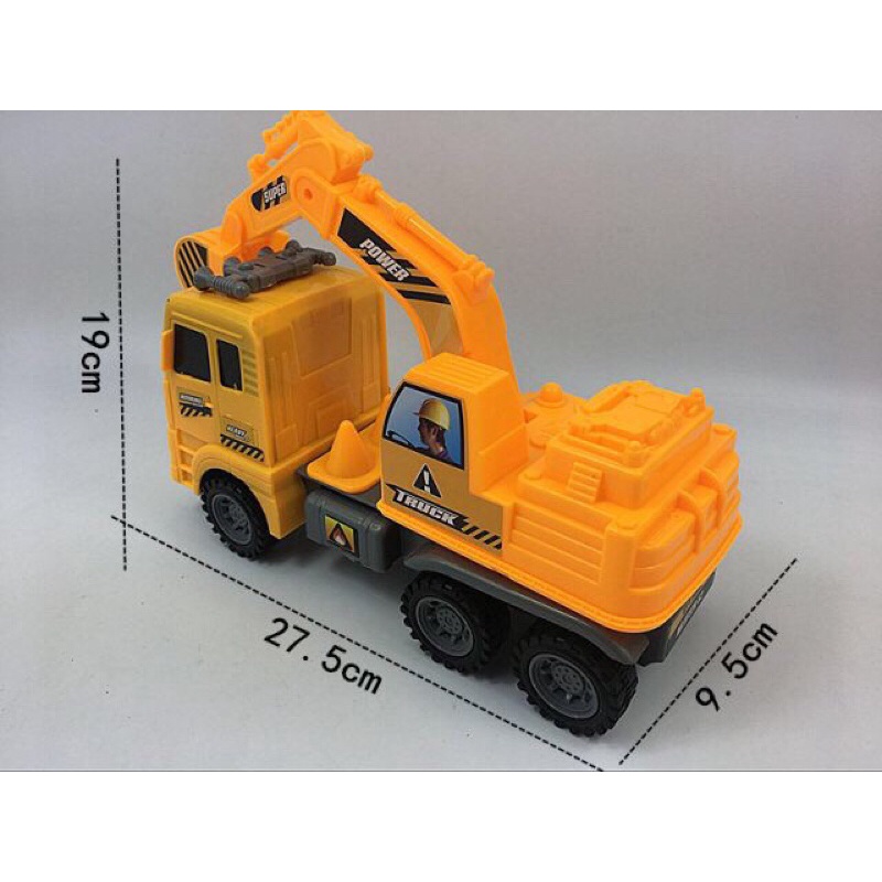 Đồ chơi Ô Tô Xe Ben Trộn Bê Tông Máy Xúc Xe Công Trình cho bé