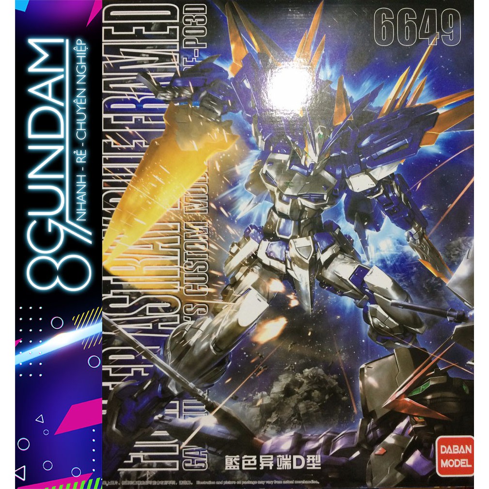 [Mã SKAMSALE8 giảm 10% đơn 200K] Mô Hình Lắp Ráp Gundam MG 6649 Astray Blue Frame D Daban (tặng kèm base và decal nước)