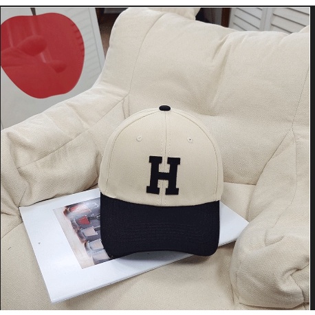 Mũ lưỡi trai phối chất liệu vải kaki cao cấp, form mềm, phong cách nón lưỡi trai Hàn Quốc