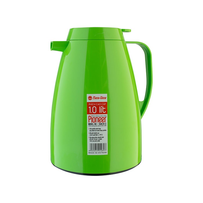 Phích đựng nước nóng 1 Lít Rạng Đông, nắp gioăng xoáy giữ nhiệt cao -  RD 1045 N1.E