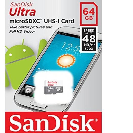 Thẻ Nhớ Sandisk Ultra Microsdxc Uhs-I Class 10 64gb 48mb / S