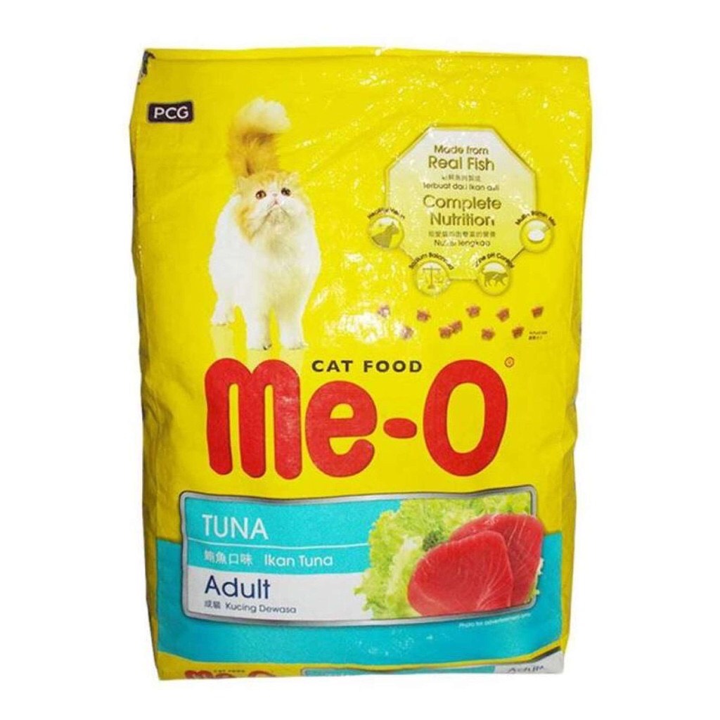 Thức ăn dạng hạt cho mèo lớn ME-O gói 350gr - Hải sản - Cá Ngừ - Cá Thu