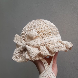 Mũ bánh bèo tiểu thư handmade cho bé