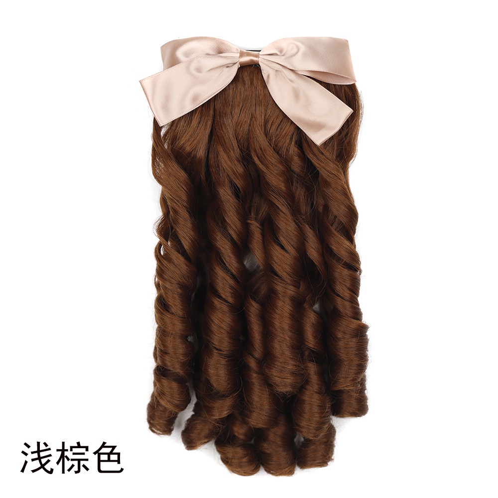Tóc giả uốn xoăn phong cách retro cho nữ