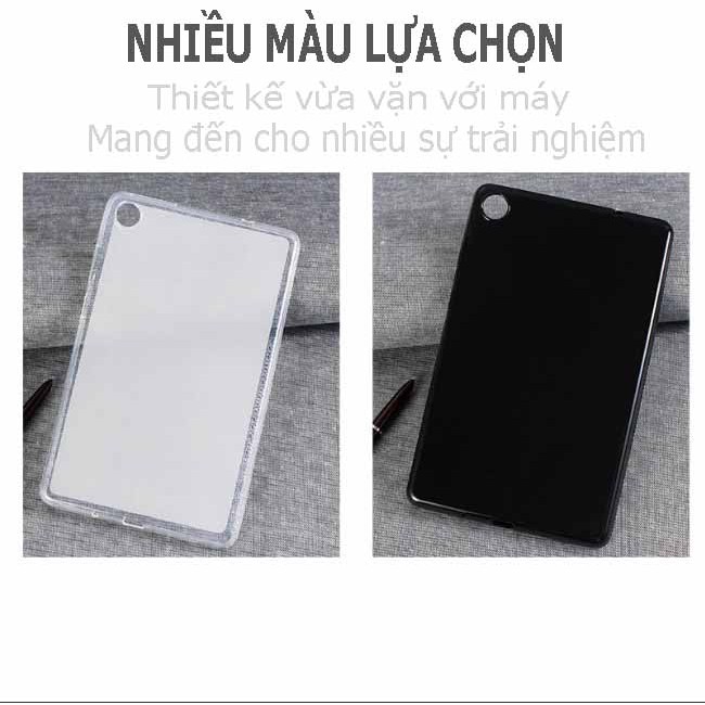 Ốp lưng Lenovo Tab M8 TB-8505X | Chất liệu Silicone dẻo | Có combo quà tặng kèm