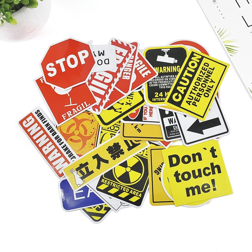 10 miếng dán trang trí xe hơi , ván trượt , laptop , tủ lạnh