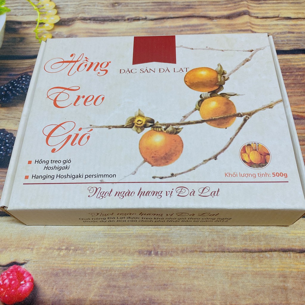 HỒNG TREO GIÓ ĐÀ LẠT 500GR NUTIFARM TREO SẤY GIÓ TỰ NHIÊN THEO CÔNG NGHỆ NHẬT BẢN