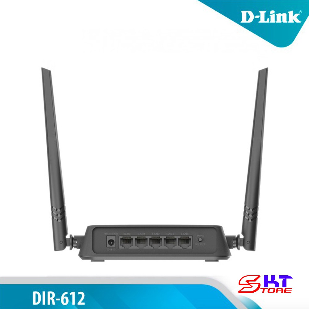 Bộ Phát Wifi D-Link DIR-612 Chuẩn N Tốc Độ 300Mbps - Hàng Chính Hãng