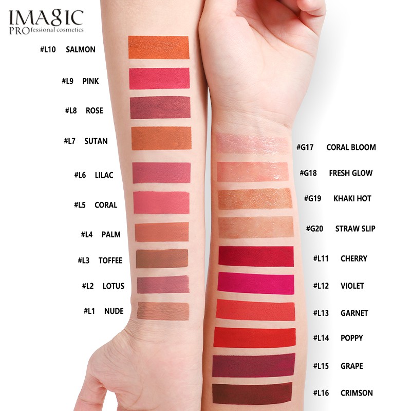 Son kem IMAGIC dưỡng ẩm mịn mượt như nhung 20 màu tùy chọn 38g | BigBuy360 - bigbuy360.vn