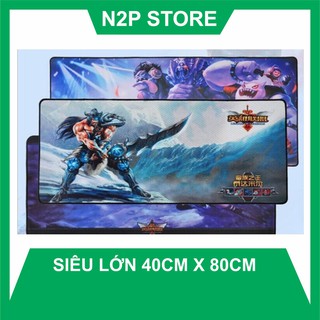 Tấm lót chuột mousepad cực đại S5 trơn láng mịn nhiều hình game (40cm x 80cm dày 3mm)