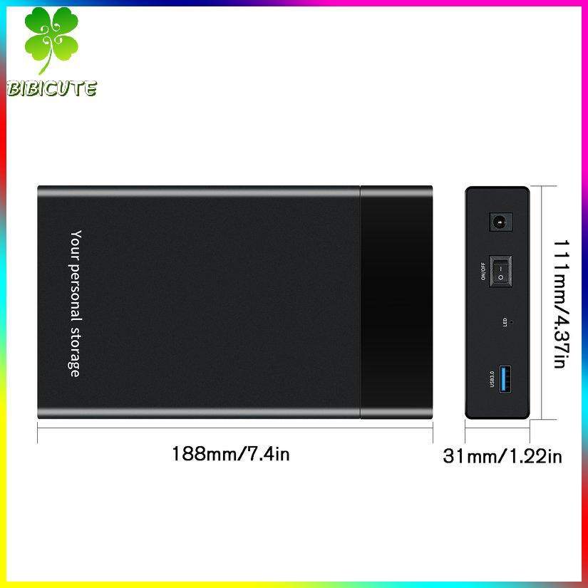 Hộp Đựng Ổ Cứng Ngoài Usb 3.0 Hd Hdd 3.5 "Cho Laptop | BigBuy360 - bigbuy360.vn