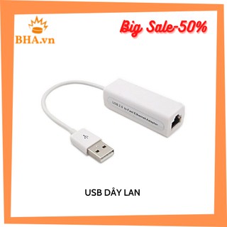 Dây Chuyển đổi USB ra LAN RJ45 (Trắng)