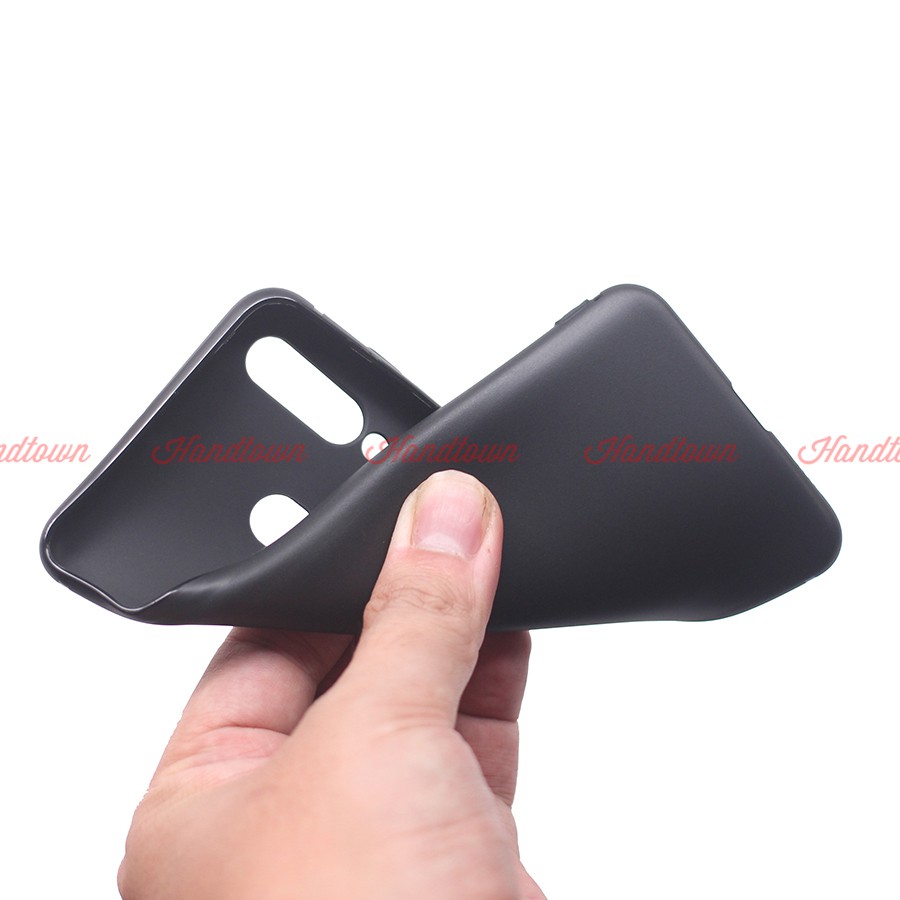 Ốp Lưng Samsung Galaxy A60 Dẻo Đen Chống Ố