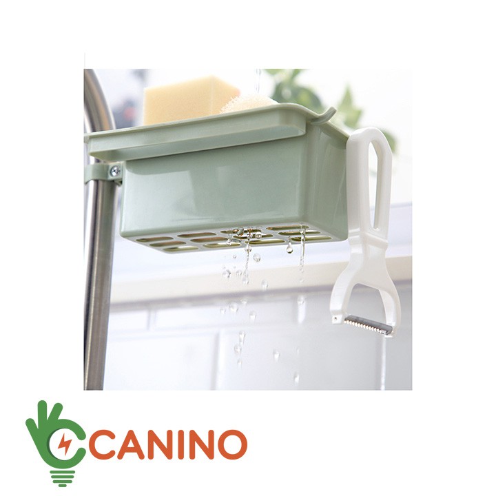 Khay đa năng để lưới rửa chén treo khăn Canino kẹp vòi nước tiện lợi