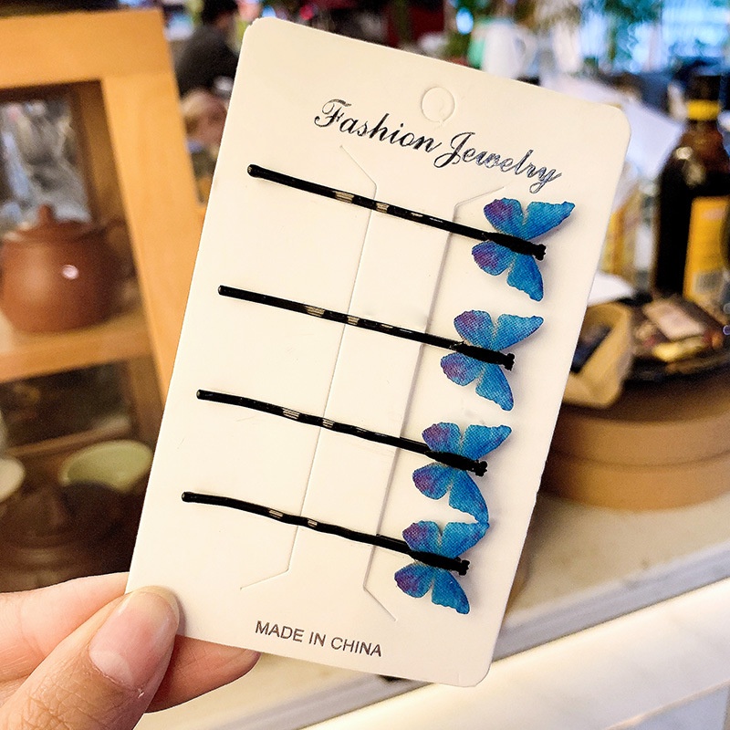 Kẹp tóc hình bướm nhỏ phong cách Hàn Quốc tinh tế thiết kế mới