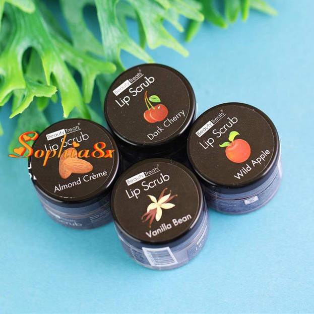 [Có 4 mùi] Tẩy da chết môi beauty treats lip scrub 10g – Mỹ