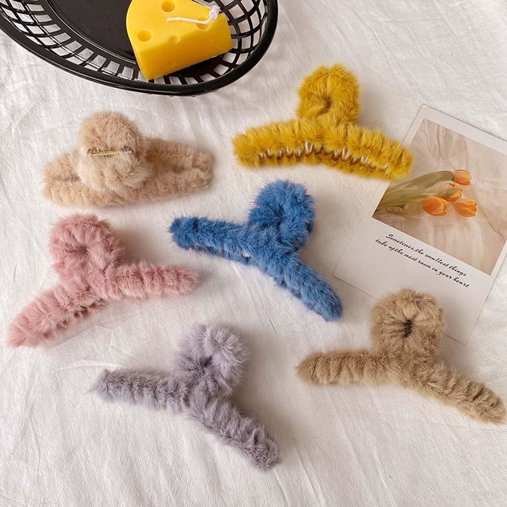 Kẹp Tóc Móng Vuốt Màu Sắc Thời Trang Thu Đông Dành Cho Nữ