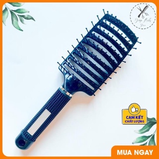 Lược bàn chải tóc uốn, lược bán nguyệt, lược gỡ rối, bản lớn