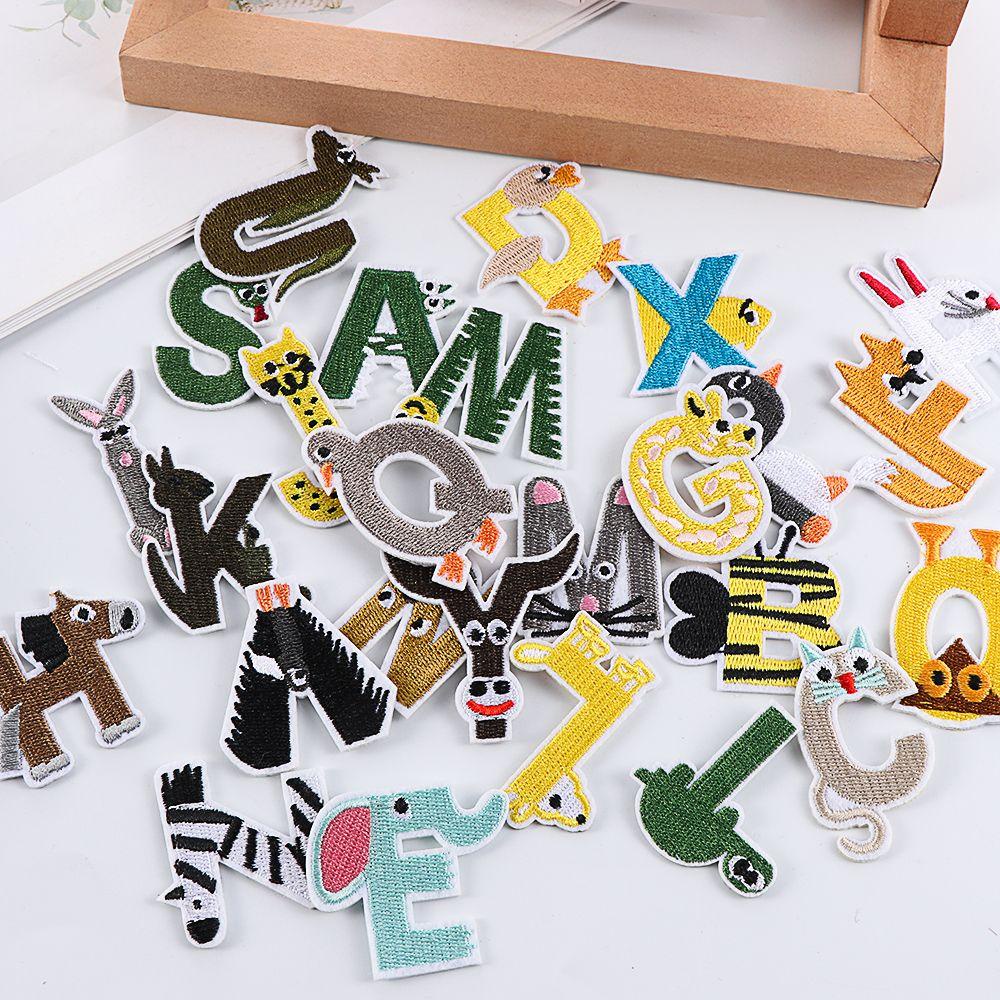Bộ 26 Miếng Dán Ủi Quần Áo Hình Chữ Cái