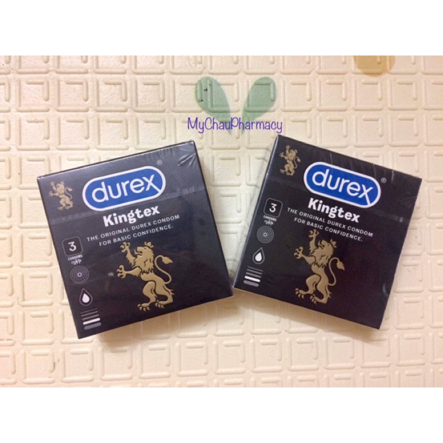 ✅[Chính hãng]Bao cao su Durex Kingtex 3S (new)