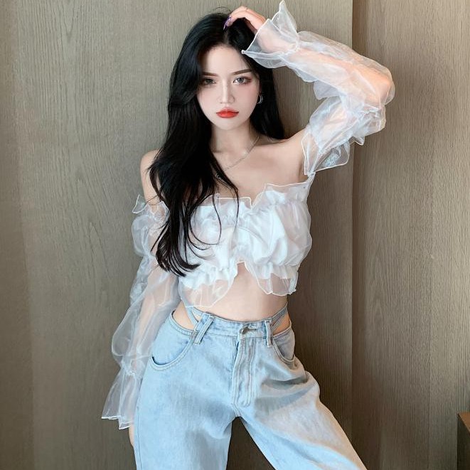 Áo sơ mi kiểu nữ Emilyshop ulzzang