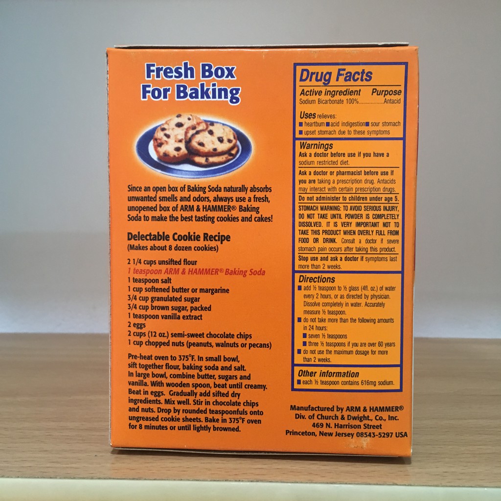 Bột đa công dụng Pure Baking Soda - Arm & Hammer - 454g