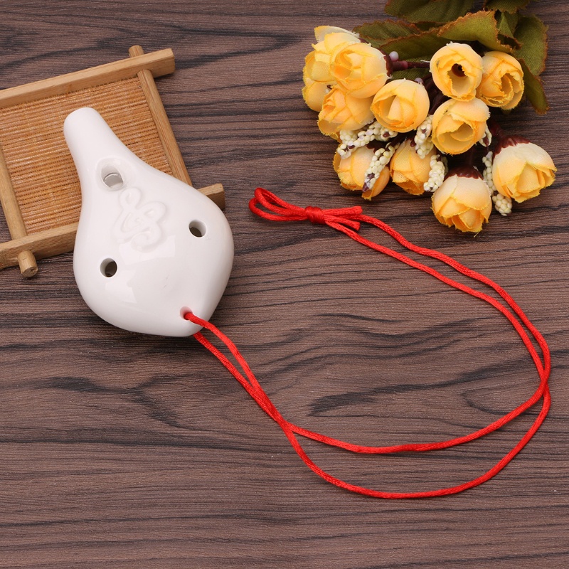 Kèn Ocarina Gốm 6 Lỗ Chuyên Nghiệp Cho Nhạc Cụ Sáo