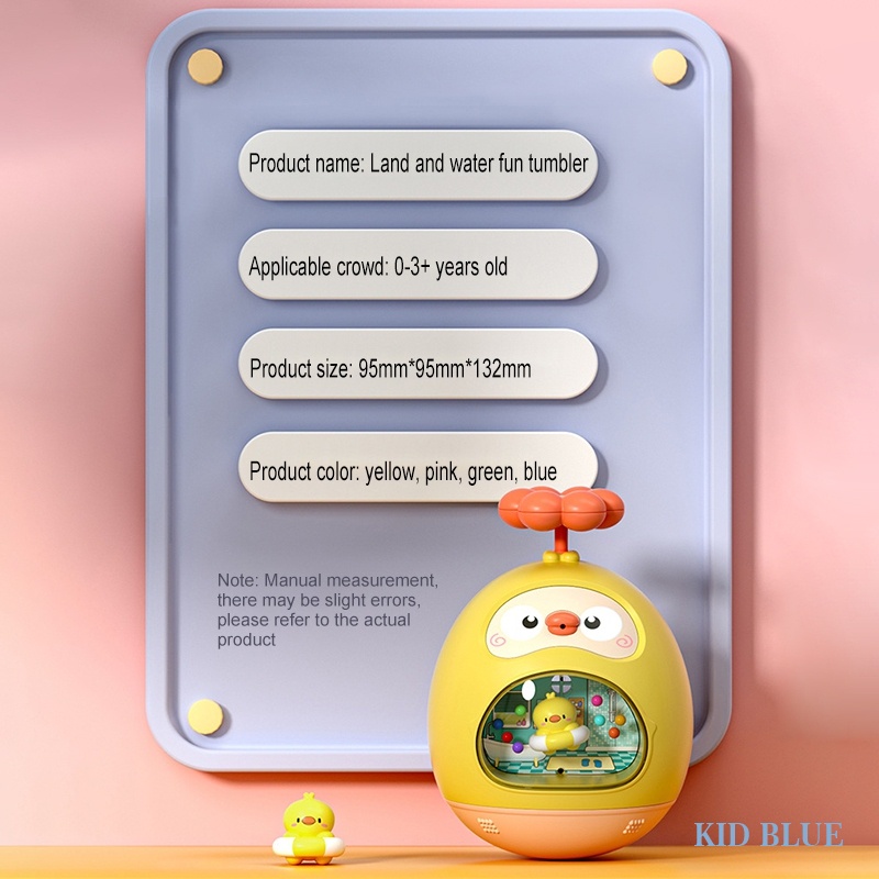 Đồ Chơi Lật Đật Hình Quả Trứng Phun Nước Dễ Thương Vui Nhộn Cho Bé Khi Tắm Mamababyvn