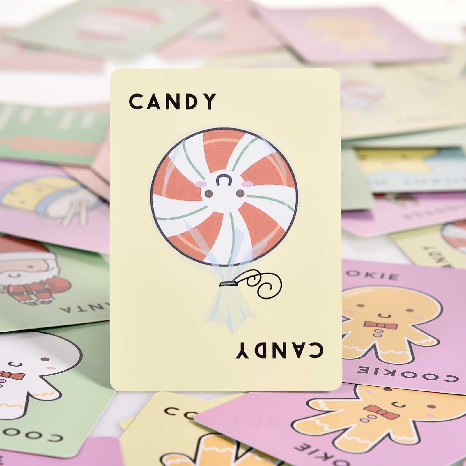 Card Game Santa Cookie Elf Candy Snowman Board Games Táº¡i NÆ°á»›c Ngoai