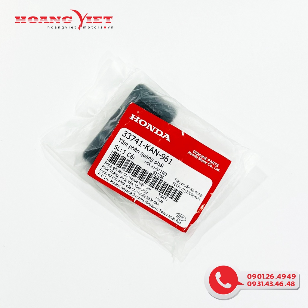 Tấm phản quang phải - HONDA Tấm phản quang đỏ dè sau xe WINNER 150, WINNER X , FUTURE, AB - 33741KAN961