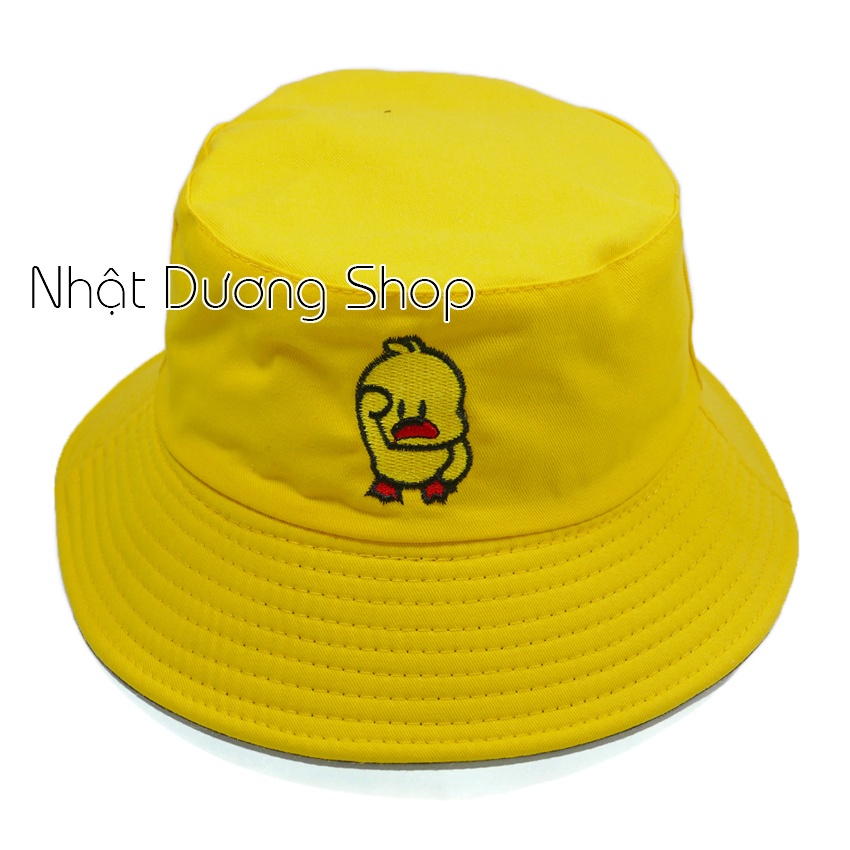 Nón Bucket, Nón tai bèo người lớn con vịt 2 mặt độc đáo phù hợp cả nam và nữ.