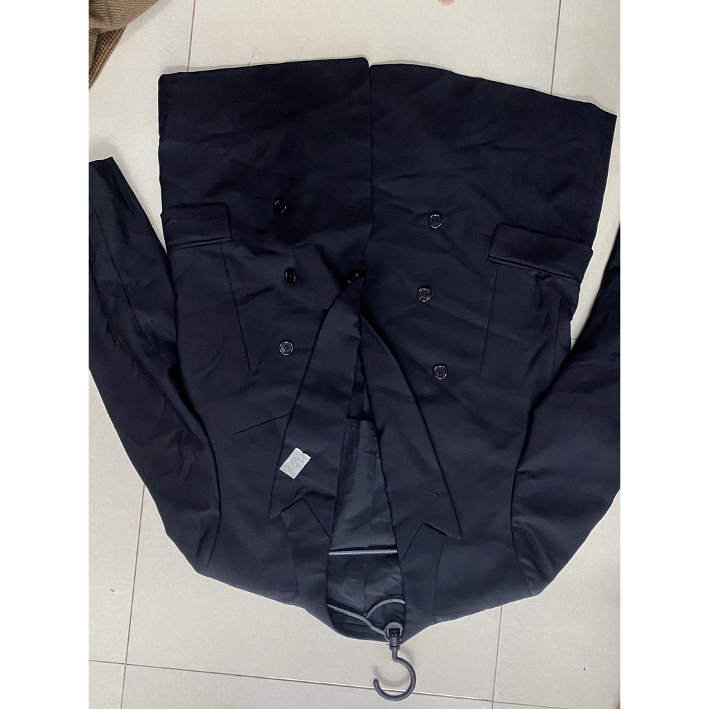 Áo Blazer Nam đen 2HAND