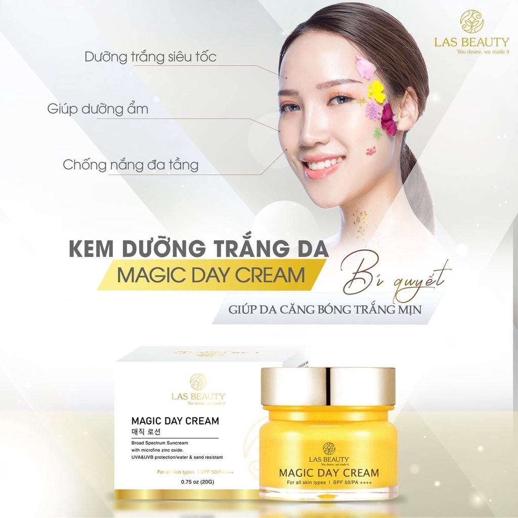 Kem ngày las beauty dưỡng da ban ngày