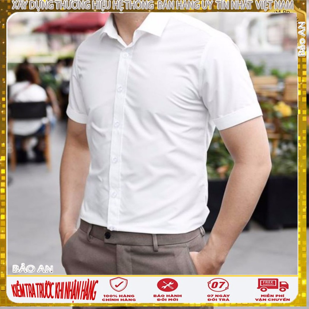 ÁO SƠ MI NAM NGẮN TAY KIỂU DÁNG BASIC, HÀN QUỐC SMT 01 [Cung cấp Sỉ Toàn Quốc]