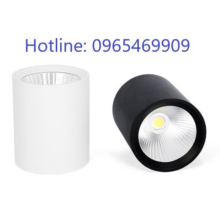 Đèn led ống bơ chiếu rọi 7w, 12w mắt COB