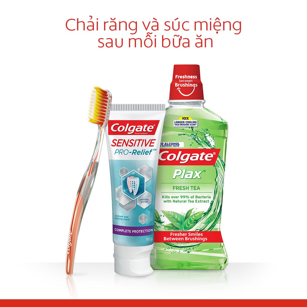 Bộ 3 Kem Đánh Răng Colgate Sensitive Pro Relief ngăn ê buốt và bảo vệ toàn diện 110g/hộp