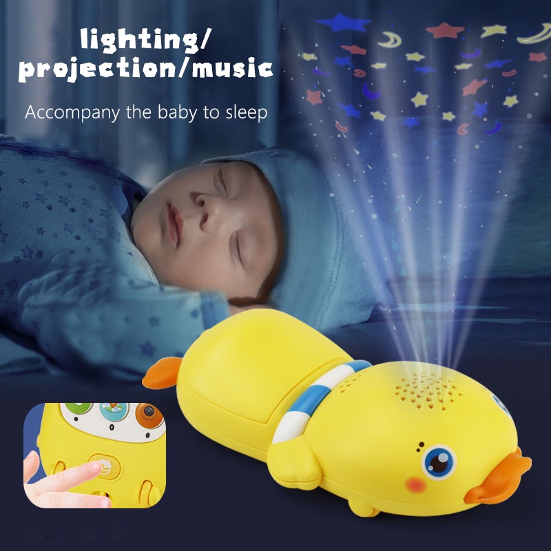 Đồ chơi điện thoại di động SEA SUN TOYS phối hình chú vịt phong cách Trung Hoa dễ thương cho bé