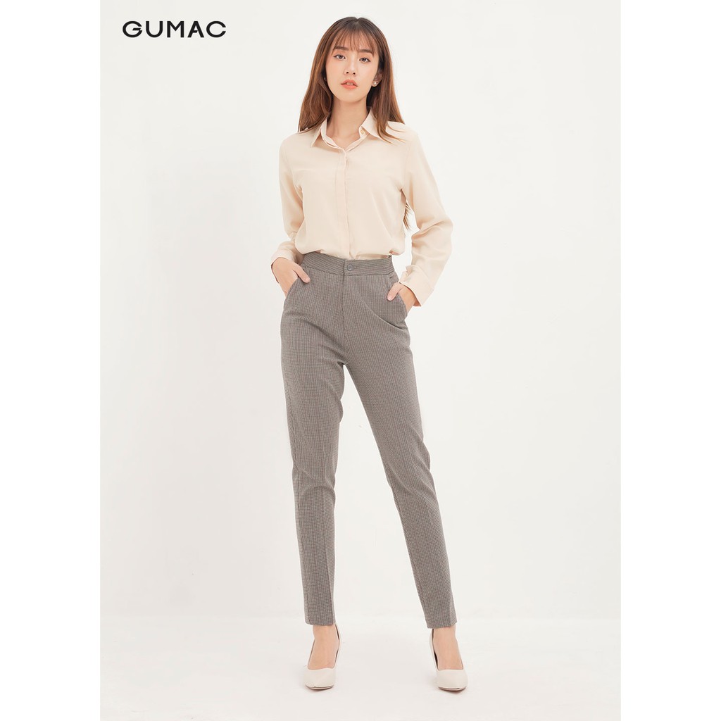 Áo sơ mi nữ cơ bản giấu nút AA1216 GUMAC | BigBuy360 - bigbuy360.vn