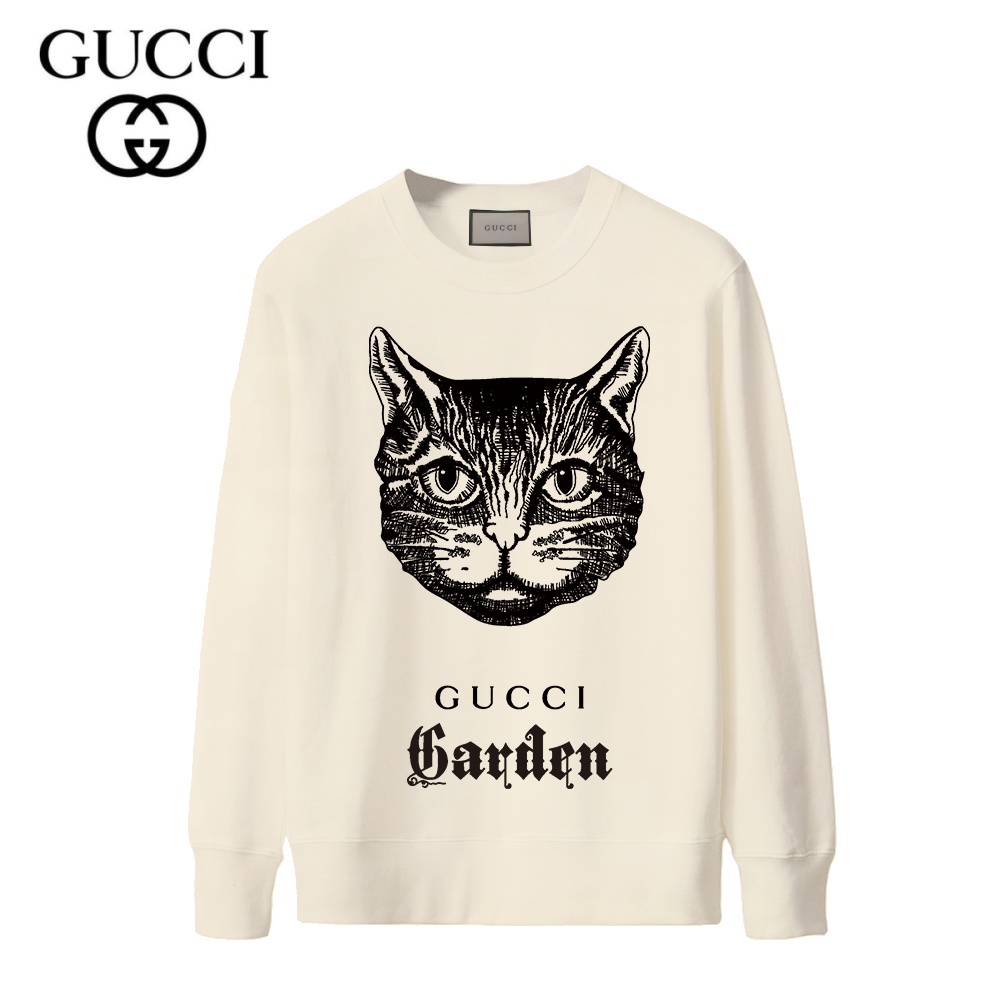 Áo Sweater Gucci Chất Liệu Cotton In Họa Tiết Thời Trang Cho Nam Nữ