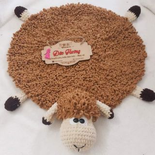 Thảm cừu hàng móc tay 100/%