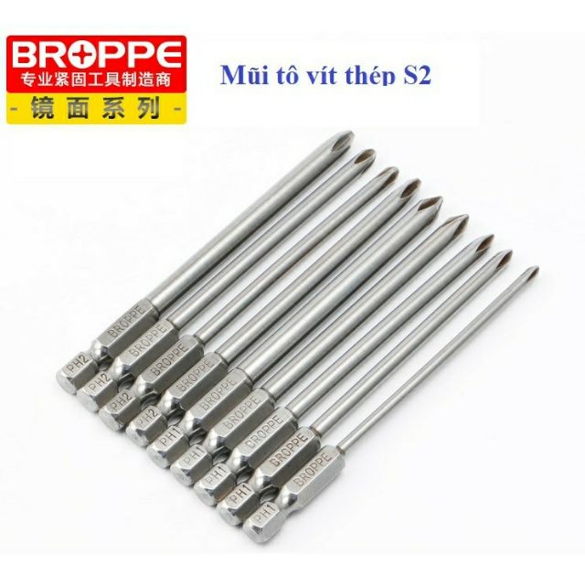 Sv Mũi Tô Vít 4 Cạnh Chuôi Lục Giác 100Mm
